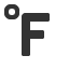 fahrenheit icon