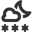 snow-showers-heavy-night icon